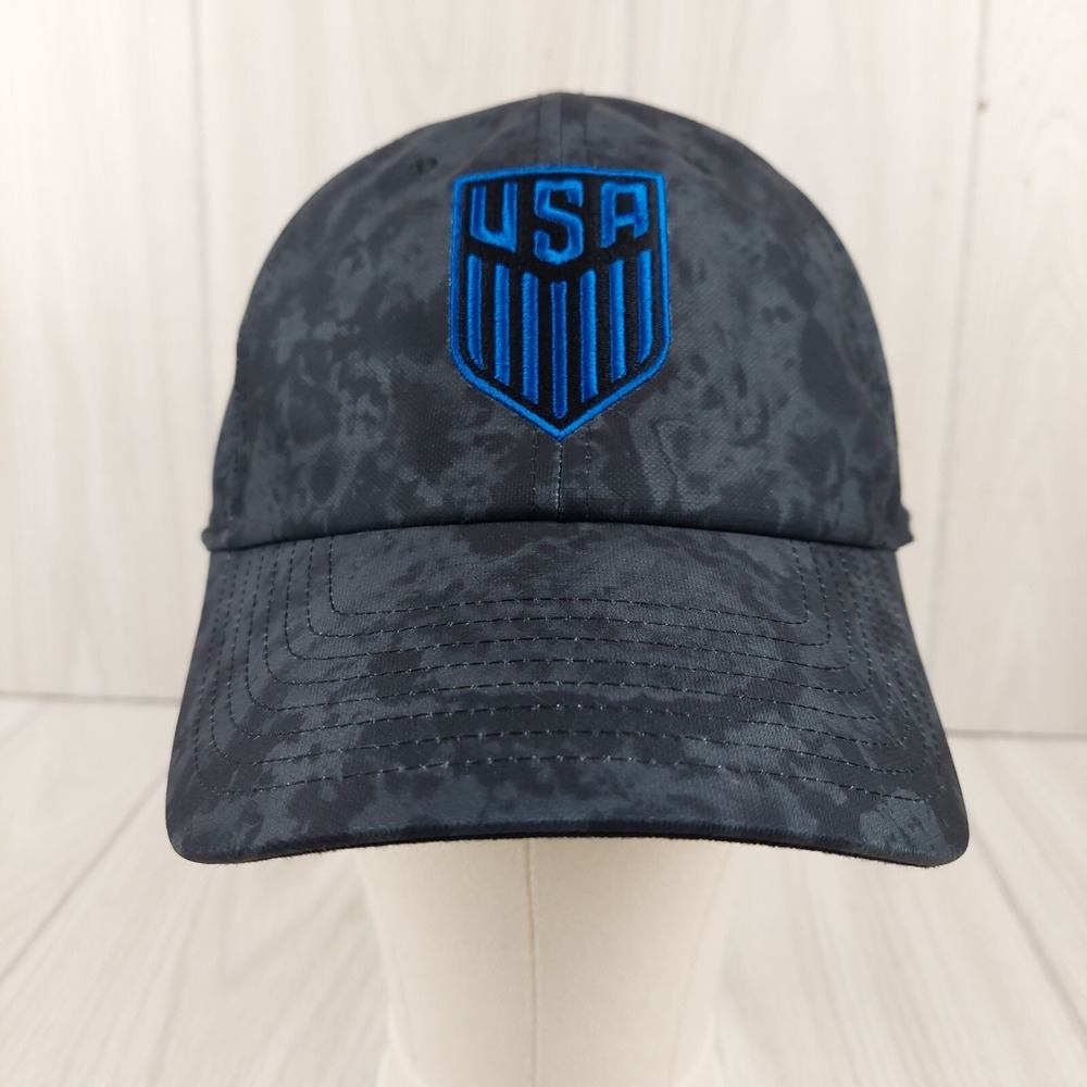 Nike Heritage 86 Hat Cap Team USA Olympic Adult World Cup Soccer‎ Black Camo